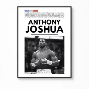 Anthony Joshua – Boxing Legends Minimalist Canvas Poster