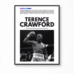 Terence Crawford – Boxing Legends Minimalist Canvas Poster