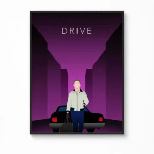 Drive (2011) — "Night Driver" Canvas Poster — The Illustrated Collection