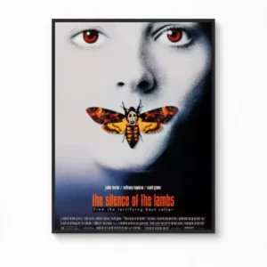 The Silence of the Lambs (1991) — "Death's-Head Moth" Canvas Poster
