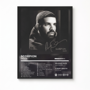 Drake's Scorpion Album Cover Canvas Poster