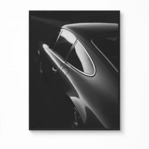 Porsche 911 (1969) — "Silhouette" Canvas Poster