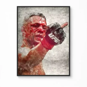 Nate Diaz (2016 v. Conor McGregor) — "Still Standing" Canvas Poster
