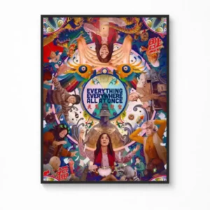 Everything Everywhere All at Once (2022) — "Multiverse Mayhem" Canvas Poster