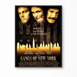 Gangs of New York (2002) — "America Was Born" Canvas Poster