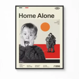 Home Alone (1990) — "I Made My Family Dissappear" Reimagined Canvas Poster