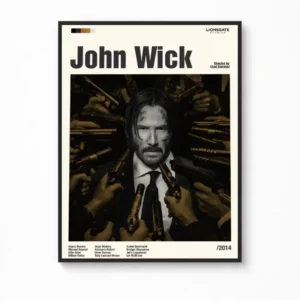 John Wick (2014) — "Baba Yaga" Reimagined Canvas Poster