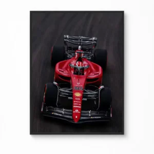 Charles Leclerc (Ferrari - 2022) — "Ferrari Red" Canvas Poster