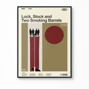 Lock, Stock and Two Smoking Barrels (1998) — "London Hustlers" Reimagined Canvas Poster