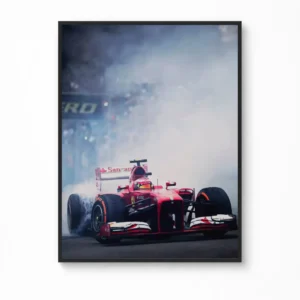 Felipe Massa (Ferrari - 2013) — "Smoke & Mirrors" Canvas Poster