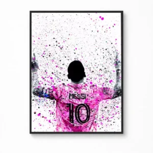 Lionel Messi — "Inter Miami Icon" Canvas Poster