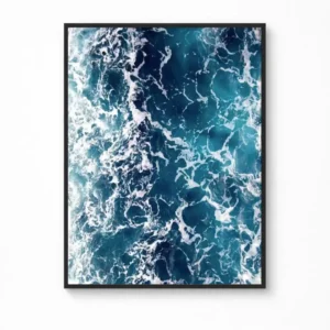 Ocean Waves in South Africa Canvas Poster — Coastal Wall Art