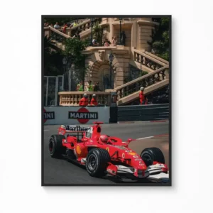 Michael Schumacher (Ferrari - 2006) — "Monaco Precision" Canvas Poster