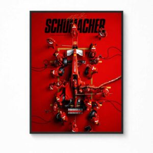 Michael Schumacher (Ferrari F2004) — Seven-Time Champion Pit Stop Wall Art Canvas Poster