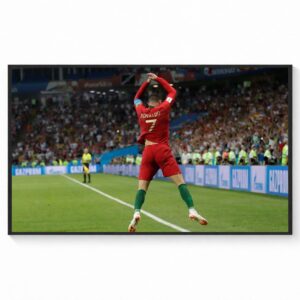 Cristiano Ronaldo vs Spain (2018 FIFA World Cup Hat-Trick Celebration) Canvas Poster