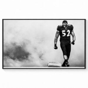 Ray Lewis "The General" Baltimore Ravens Canvas Poster